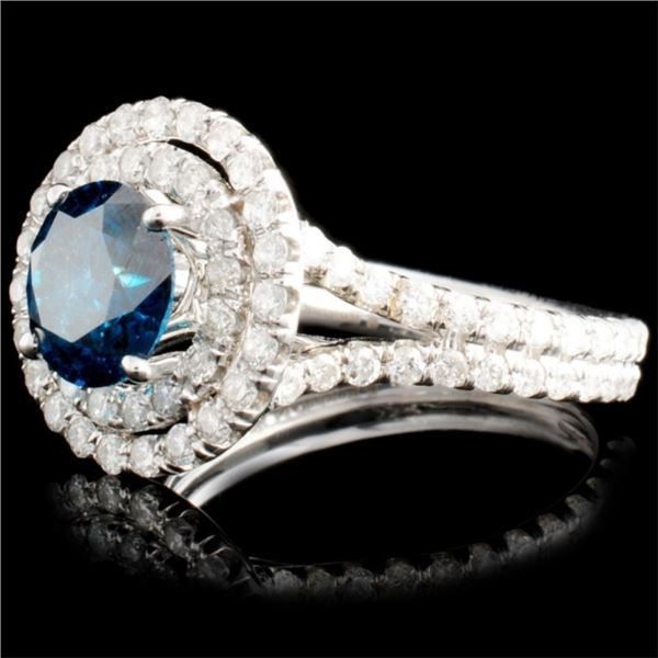 2.58ctw Fancy Color Diamond Ring in 18K Gold