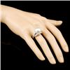 Image 3 : 14K Gold Diamond & Pearl Ring, 1.00ctw, 13.00mm