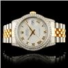 Image 2 : 1.50ct Diamond 36MM Rolex DateJust Watch