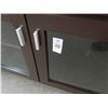 Image 2 : Dark Cherry Glass Door Console