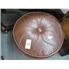 Image 2 : Brown Leather Ottoman