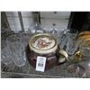 Image 1 : Rock Glasses, Dishes, Décor Items - Bottom Shelf