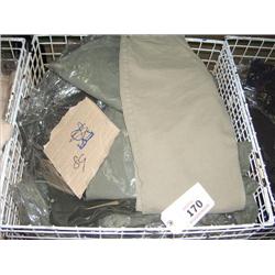 BASKET OF KHAKI JEANS VARIOOUS SIZES