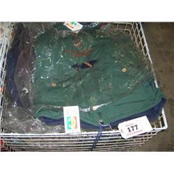 BASKET OF CHILDRENS COATS VARIOUS SIZES