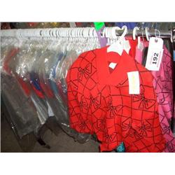 RAIL OF CHILDRENS GARMENTS VARIOUS SIZES