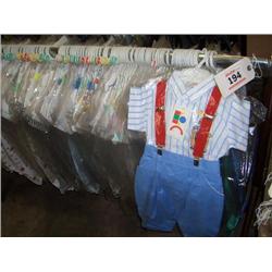 RAIL OF CHILDRENS GARMENTS VARIOUS SIZES