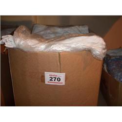 LARGE BOX OF PLAIN WHITE T-SHIRTS