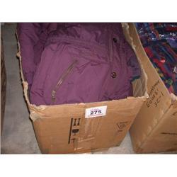 BOX OF COATS VARIOUS SIZES