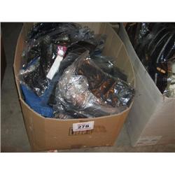 BOX OF MISC JEANS, VARIOUS SIZES AND COLOURS