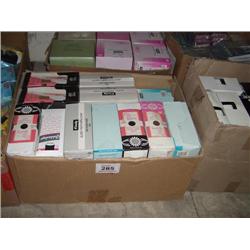 QTY X 2 BOXES TIGHTS VARIOUS COLOURS AND SIZES