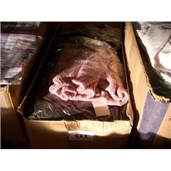 BOX OF MISC KNITWEAR VARIOUS SIZES & COLOURS