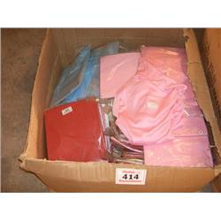 BOX OF GIRLS SILKY FEEL POLO NECK JUMPERS VARIOUS SIZES & COLOURS
