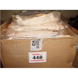BOX OF WHITE SHORTS VARIOUS SIZES