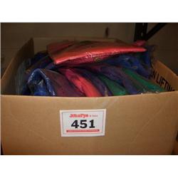 BOX OF T-SHIRTS VARIOUS SIZES & COLOURS