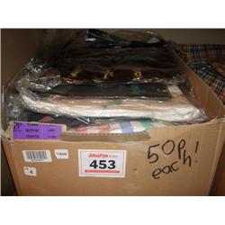 BOX OF T-SHIRTS VARIOUS SIZES & COLOURS