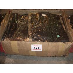 BOX OF LADIES SHEER BLACK BLOUSES VARIOUS SIZES