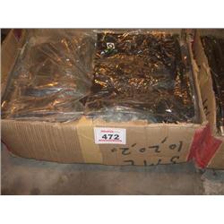 BOX OF LADIES SHEER BLACK BLOUSES VARIOUS SIZES