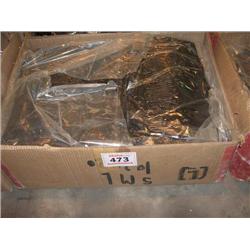 BOX OF LADIES SHEER BLACK BLOUSES VARIOUS SIZES