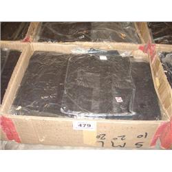BOX OF LADIES SHEER BLACK BLOUSES VARIOUS SIZES