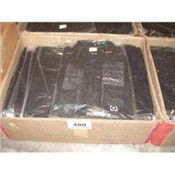 BOX OF LADIES SHEER BLACK BLOUSES VARIOUS SIZES