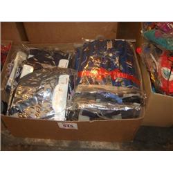 BOX OF MISC TO INCLUDE MENS PYJAMAS, BOYS BRIEFS ETC.