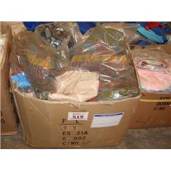 BOX OF MISC KNITWEAR VARIOUS SIZES & COLOURS