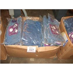 BOX OF CHILDRENS SCRUFF JEANS VARIOUS SIZES