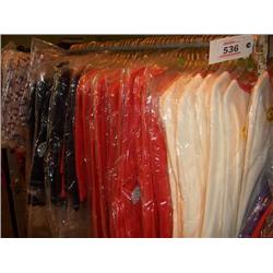 RAIL OF CHILDRENS GARMENTS VARIOUS SIZES & COLOURS
