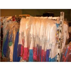 RAIL OF CHILDRENS GARMENTS TO INCLUDE DRESSES ETC VARIOUS SIZES & COLOURS