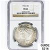 Image 1 : 1926-S Silver Peace Dollar NGC MS62