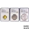 Image 1 : 2022 Negro Leagues Proof Set (3) NGC PF UC