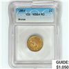 Image 1 : 1864 Indian Head Cent ICG MS64 RD Bronze