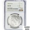Image 1 : 1923-D Silver Peace Dollar NGC AU58