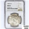 Image 1 : 1935 Silver Peace Dollar NGC MS64
