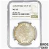 Image 1 : 1878 7TF Morgan Silver Dollar NGC MS61 REV 79