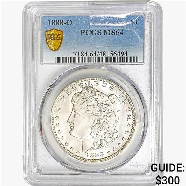 1888-O Morgan Silver Dollar PCGS MS64