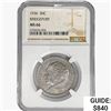 Image 1 : 1936 Bridgeport Half Dollar NGC MS66