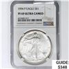 Image 1 : 1994-P American Silver Eagle NGC PF69 UC