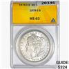 1878-S Morgan Silver Dollar ANACS MS63