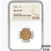 Image 1 : 1907 Indian Head Cent NGC MS62 BN