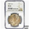 Image 1 : 1887-S Morgan Silver Dollar NGC MS60