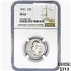 Image 1 : 1951 Washington Silver Quarter NGC PF67