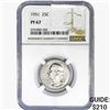 Image 1 : 1951 Washington Silver Quarter NGC PF67