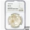 Image 1 : 1923-D Silver Peace Dollar NGC MS63