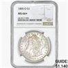 Image 1 : 1885-O Morgan Silver Dollar NGC MS66+