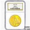 Image 1 : 1924 $20 Gold Double Eagle NGC MS65