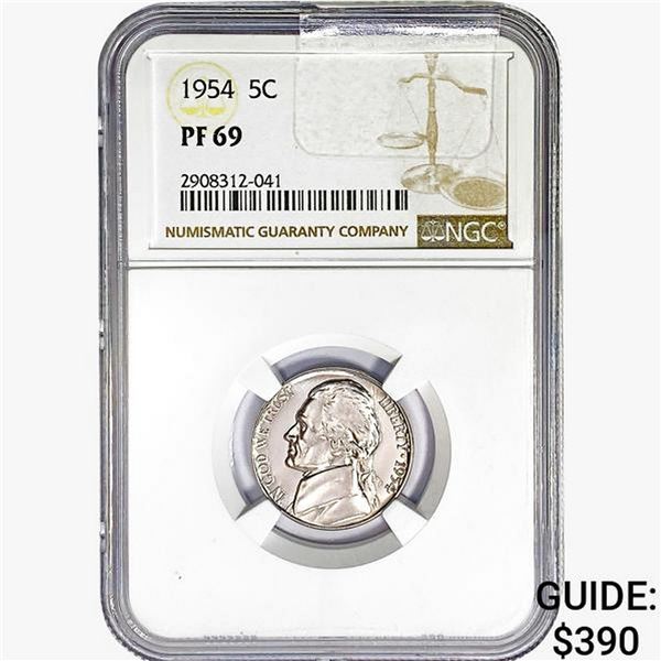 1954 Jefferson Nickel NGC PF69