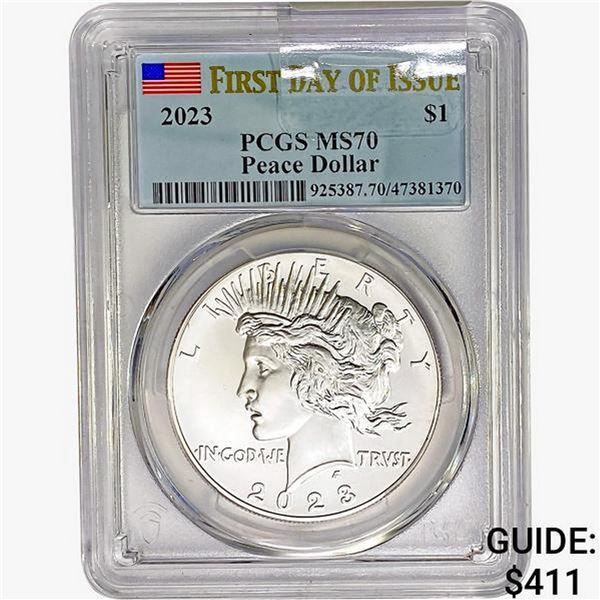 2023 Silver Peace Dollar PCGS MS70