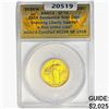 Image 1 : 2016 Gold Standing Liberty Quarter ANACS SP70
