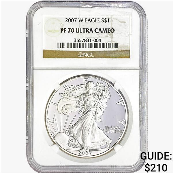 2007-W Silver Eagle NGC PF70 UC